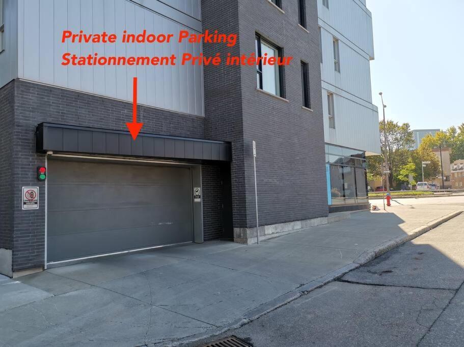 Penthouse With Free Indoor Parking Downtown Apartment Квебек Екстериор снимка